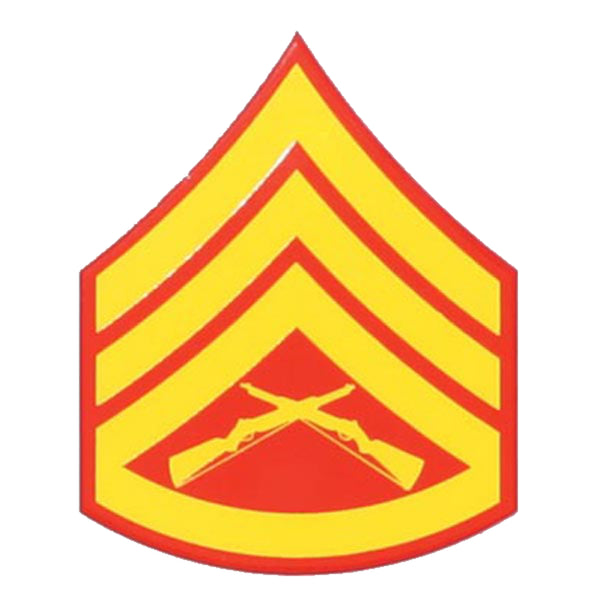 USMC E-6 Staff Sgt. Decal - HATNPATCH