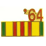 1964 VIETNAM SERVICE RIBBON LAPEL OR HAT PIN - HATNPATCH