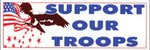 Support Our Troops Bumper Sticker - HATNPATCH