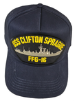 USS Clifton Sprague FFG-16 Ship HAT - Navy Blue - Veteran Owned Business - HATNPATCH