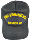 Naval Submarine Base Bangor, WA HAT - Black - Veteran Owned Business - HATNPATCH