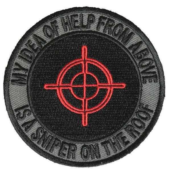 SNIPER ON THE ROOF ROUND PATCH - HATNPATCH