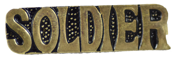 Soldier Script Pin - HATNPATCH