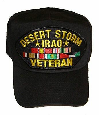 DESERT STORM IRAQ VETERAN HAT CAMPAIGN RIBBONS ODS OIF GULF WAR IRAQI FREEDOM - HATNPATCH
