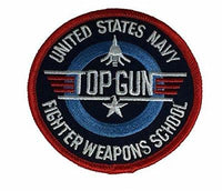 USN NAVY TOP GUN FIGHTER WEAPONS SCHOOL PATCH NAVAL AVIATION VETERAN PILOT - HATNPATCH