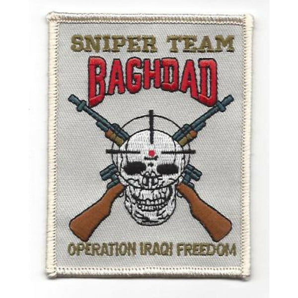 Sniper Team - Baghdad Operation Iraqi Freedom Patch - HATNPATCH