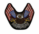 SWOOPING AMERICAN EAGLE WITH US FLAG PATCH PATRIOTIC HONOR PRIDE - HATNPATCH