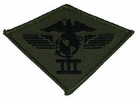 USMC THIRD III 3RD MARINE AIRCRAFT WING MAW PATCH OD GREEN MIRAMAR CA - HATNPATCH