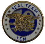 SEAL TEAM 10 HAT PIN - HATNPATCH