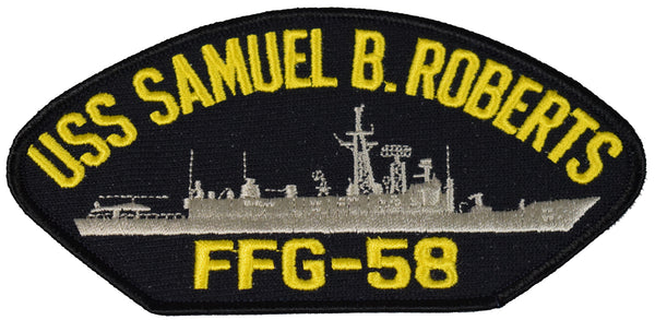 USS SAMUEL B. ROBERTS FFG-58 SHIP PATCH - GREAT COLOR - Veteran Owned Business - HATNPATCH