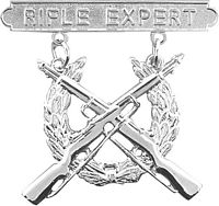 USMC RIFLE EXPERT BADGE HAT PIN - HATNPATCH