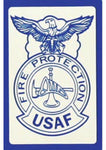USAF Fire Protection Small Sticker - HATNPATCH