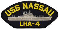 USS NASSAU LHA-4 SHIP PATCH - GREAT COLOR - Veteran Owned Business - HATNPATCH
