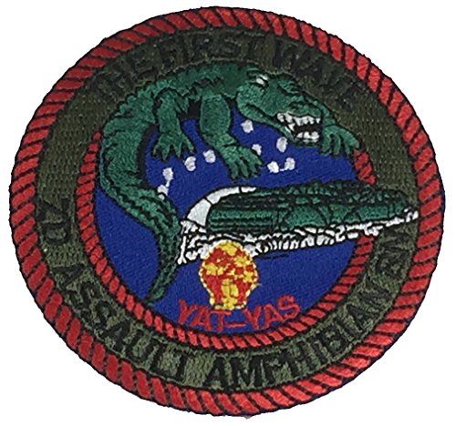 USMC 2D ASSAULT AMPHIBIAN BATTALION YATYAS PATCH - COLOR - Veteran Owned Business - HATNPATCH