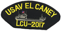 USAV EL CANEY LCU-2017 SHIP PATCH - GREAT COLOR - Veteran Owned Business - HATNPATCH