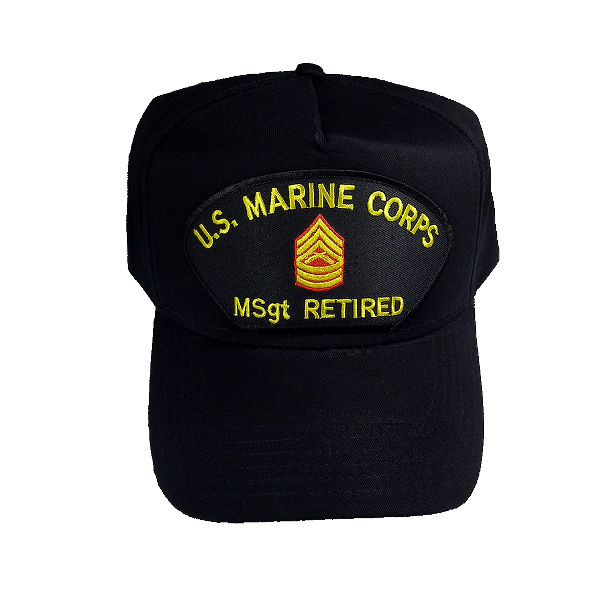 USMC MARINE CORPS MSGT MASTER SERGEANT E8 RETIRED HAT TOP NCO NON ...