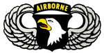 101st Airborne Jump Wings Decal - HATNPATCH