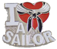 I Love My Sailor Pin - HATNPATCH