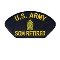 USA SGM RETIRED PATCH - HATNPATCH