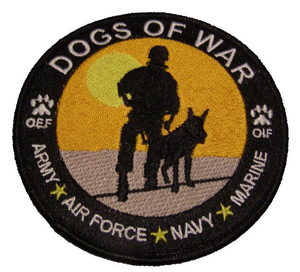 DOGS OF WAR K-9 Patch - OIF OEF - HATNPATCH