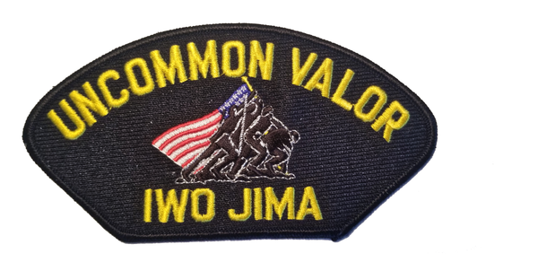 Uncommon Valor IWO JIMA Patch - Great Color - Veteran Owned Business - HATNPATCH