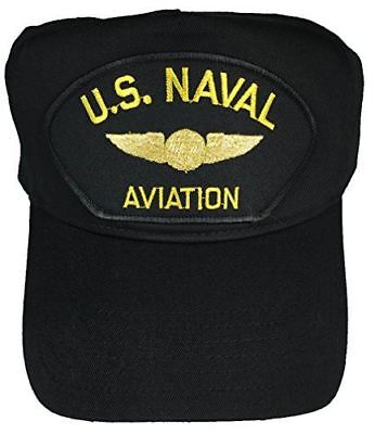 US NAVAL AVIATION W/ NAVAL AIR CREW MAN WINGS HAT CAP VETERAN AW RATING - HATNPATCH