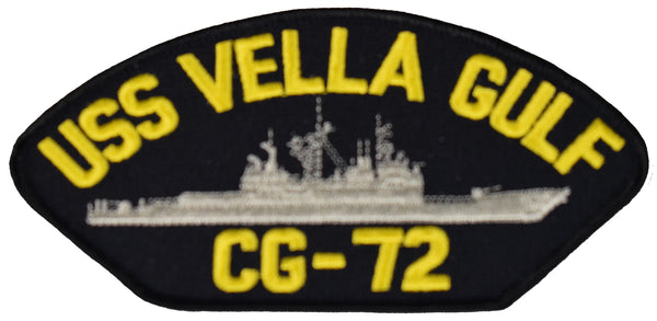 USS VELLA GULF CG-72 SHIP PATCH - GREAT COLOR - Veteran Owned Business - HATNPATCH