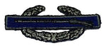 US ARMY COMBAT INFANTRYMAN BADGE CIB CUT OUT PATCH RIFLE OAK LEAF WREATH BLUE - HATNPATCH