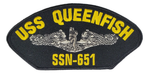 USS Queenfish SSN-651 Patch - Great Color - Veteran Family-Owned Business - HATNPATCH