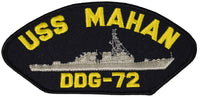 USS MAHAN DDG-72 SHIP PATCH - GREAT COLOR - Veteran Owned Business - HATNPATCH