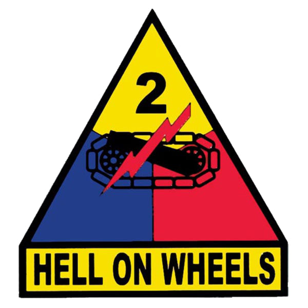 2nd Armored Division Decal - HATNPATCH