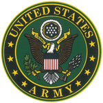 U.S. Army 4" Round Decal - HATNPATCH