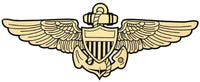 Navy Aviator 3" Wings Decal - HATNPATCH