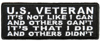 U.S. VETERAN I DID AND OTHERS DIDN'T PATCH - HATNPATCH