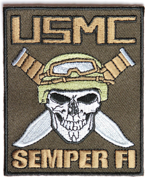 UNITED STATES MARINE CORPS USMC SEMPER FI PATCH - HATNPATCH