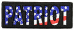 PATRIOT WITH STARS AND STRIPES PATCH - HATNPATCH
