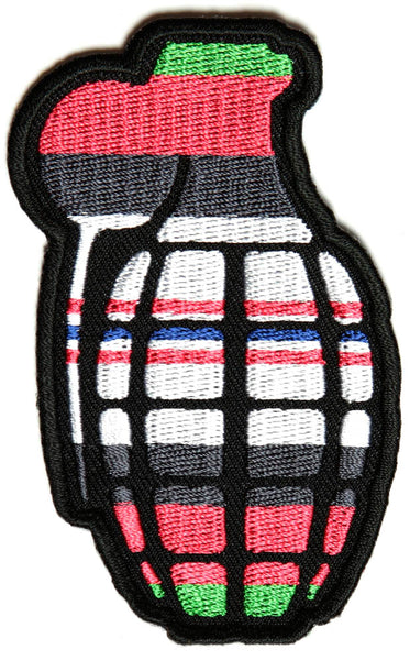 OPERATION ENDURING FREEDOM OEF RIBBON INSIDE GRENADE PATCH - HATNPATCH