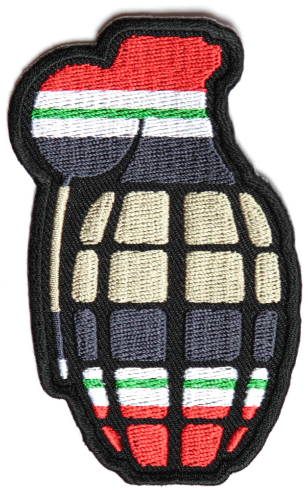 OPERATION IRAQI FREEDOM OIF RIBBON INSIDE GRENADE PATCH | HATNPATCH