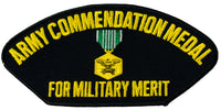 ARMY COMMENDATION MEDAL FOR MILITARY MERIT PATCH - HATNPATCH