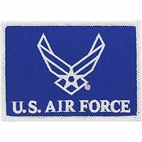 UNITED STATES AIR FORCE SYMBOL FLAG Patch - Blue/White - Veteran Owned Business - HATNPATCH