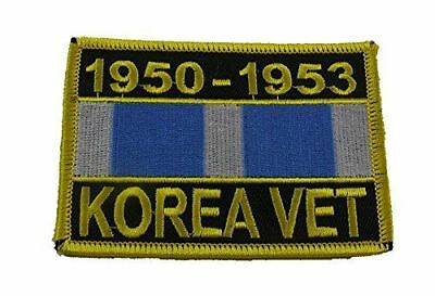 KOREA VET 1950-53 W/ KOREAN WAR SERVICE RIBBON PATCH DMZ 38TH PARALLEL - HATNPATCH