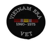 VIETNAM ERA VET WITH NATIONAL DEFENSE RIBBON PATCH COMBAT SERVICE SUPPORT - HATNPATCH
