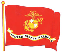 U.S. Marine Corps Wavy Flag Decal - HATNPATCH