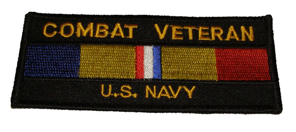 COMBAT VET USN PATCH - HATNPATCH