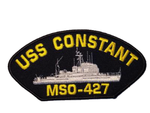 USS Constant MSO-427 Ship Patch - Great Color - Veteran Owned Business - HATNPATCH