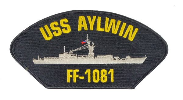 USS AYLWIN FF-1081 Ship Patch - Great Color - Veteran Owned Business - HATNPATCH