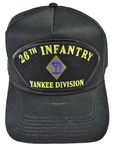26th Infantry Division Army HAT. Black. Veteran Family-Owned Business - HATNPATCH