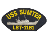 USS Sumter LST-1181 Ship Patch - Great Color - Veteran Owned Business - HATNPATCH