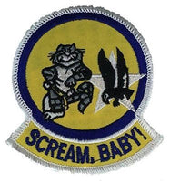 VF-51 Scream Baby Navy Patch - HATNPATCH