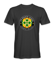 4th Infantry Division 'STEADFAST AND LOYAL' Vietnam Veteran T-Shirt - HATNPATCH